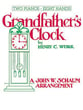 Grandfathers Clock-2 Pianos 8 Hands piano sheet music cover